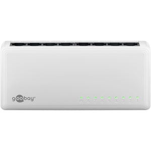 Goobay 8-poort gigabit ethernet switch (wit)