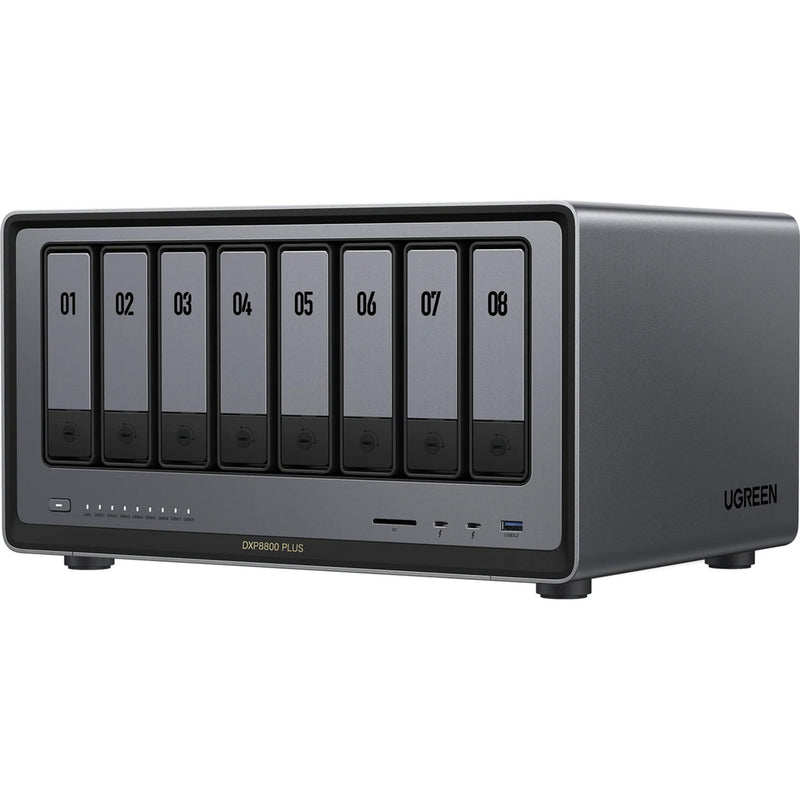Load image into Gallery viewer, Ugreen nasync dxp8800 plus (grijs, wifi, 2x 10gbe, hdmi, thunderbolt 4 (40 gb s))
