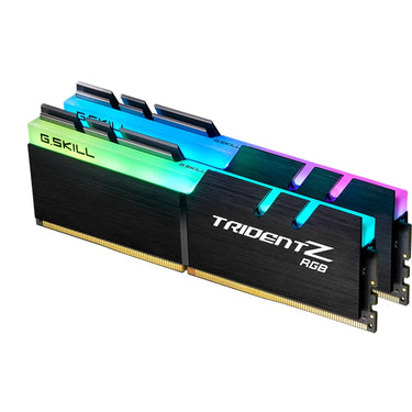 G.skill trident z rgb 16 gb ddr4-3000 (2x 8 gb) werkgeheugen (zwart, f4-3000c16d-16gtzr, xmp 2.0)