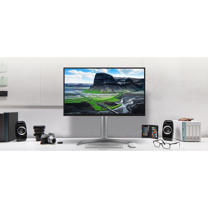 Load image into Gallery viewer, Lg ultrafine 32uq850v-w 31.5 4k uhd monitor (wit, 2x hdmi, displayport, 2x usb-a, usb-b, usb-c)
