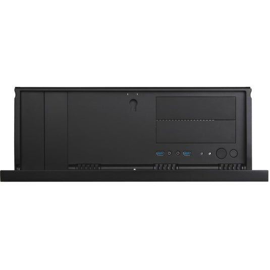 Silverstone grandia gd07b htpc behuizing (zwart | 2x usb-a)