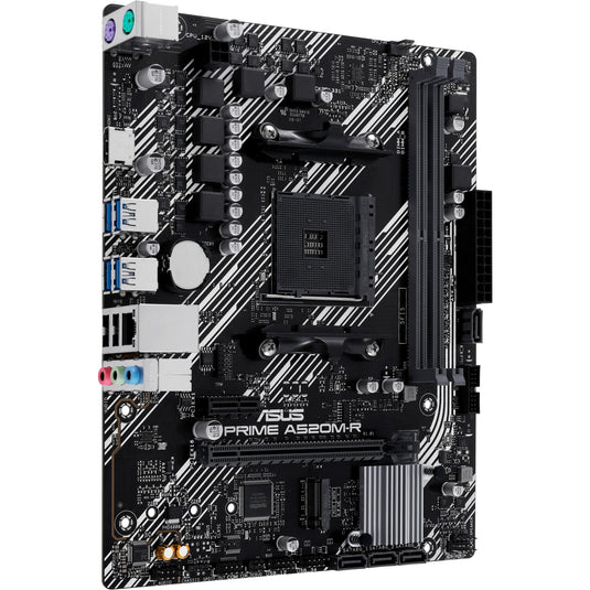 Asus prime a520m-r socket am4 moederbord (raid, gb-lan, sound, µatx)