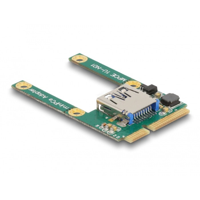 Load image into Gallery viewer, Delock mini pcie i o 1 x usb 2.0 type-a female full size half size controller
