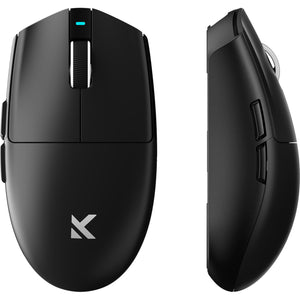 Mchose g3 v2 wireless gaming mouse (zwart, tot 12.000 dpi, 2.4 ghz usb-c bluetooth)