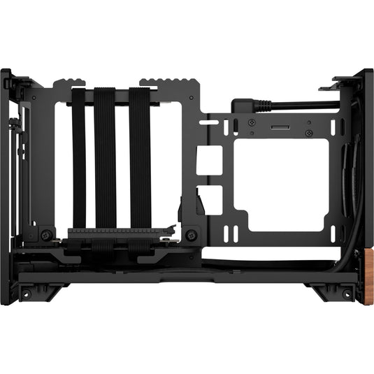 Fractal design terra mini tower behuizing (grafiet houtkleur | 1x usb-a | 1x usb-c)