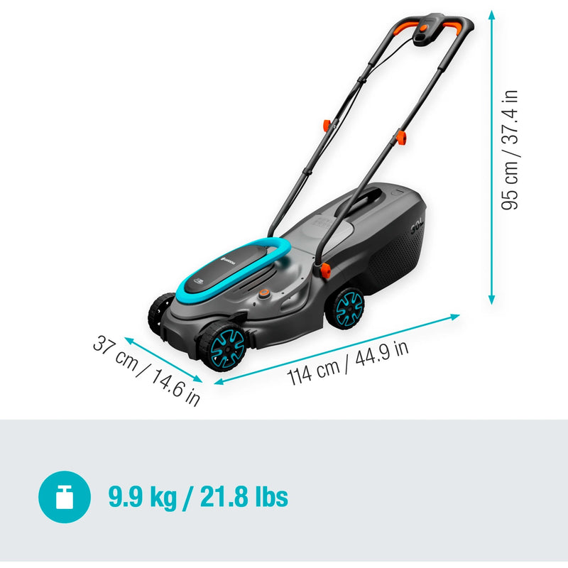 Load image into Gallery viewer, Gardena accugrasmaaier powermax 32 18v p4a solo (zwart grijs, accu en oplader niet inbegrepen, power for all alliance)
