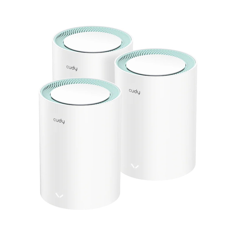 Load image into Gallery viewer, Cudy ac1200 gigabit mesh wi-fi system (3-pack) mesh router (wit)
