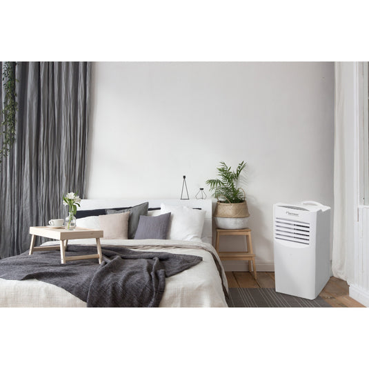 Bestron aac9000 mobiele airconditioner (wit, koelvermogen 2,6 kw | met cfc-vrij koelmiddel | 9000 btu h)