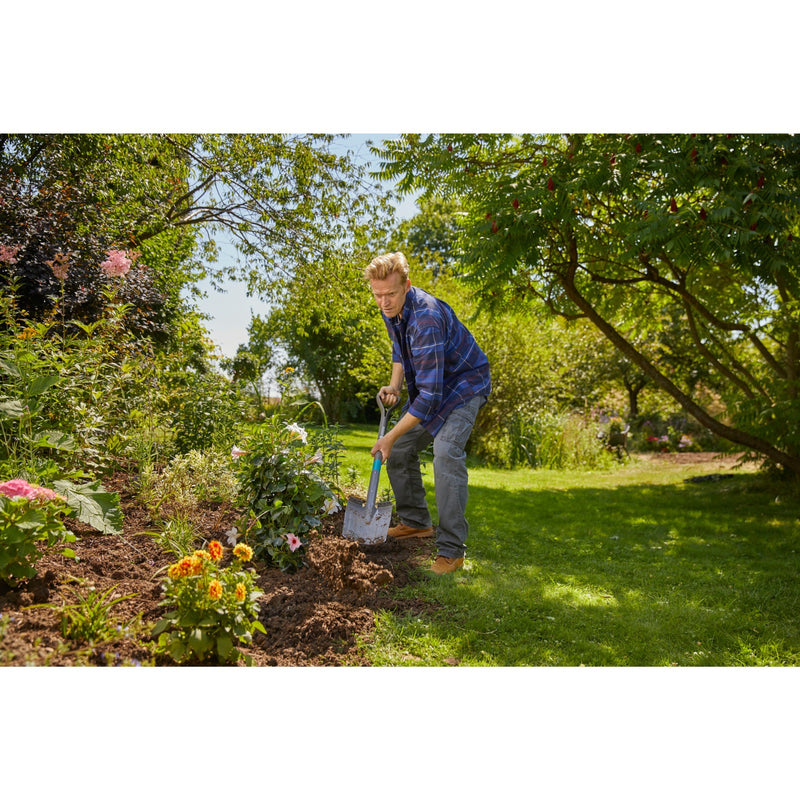 Load image into Gallery viewer, Gardena natureline spade (houtkleur turquoise, 17000-20)
