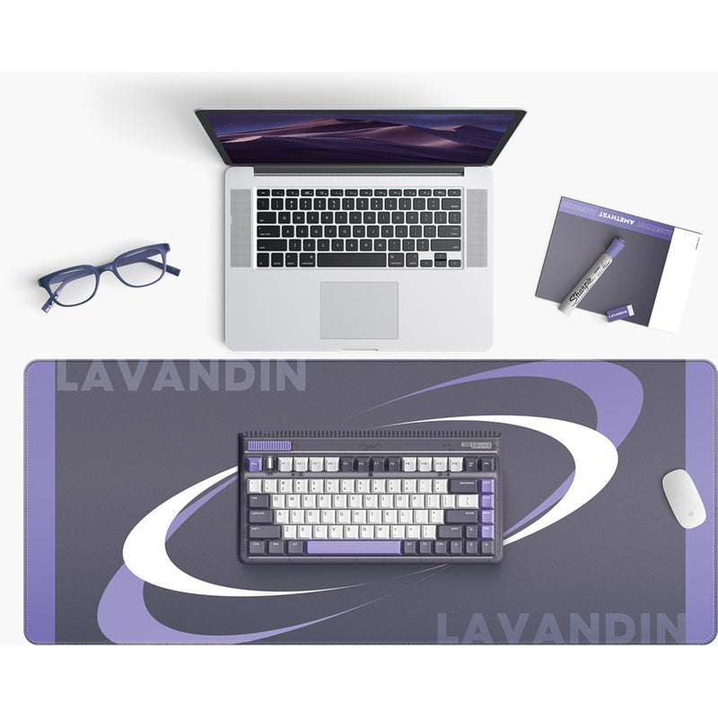 Load image into Gallery viewer, Iqunix og80 lavandin wireless mechanical keyboard, gaming toetsenbord (lavendel, us lay-out, cherry mx brown, 80% (tkl), hot-swappable, pbt, 2.4ghz | bluetooth 5.1 | usb-c)
