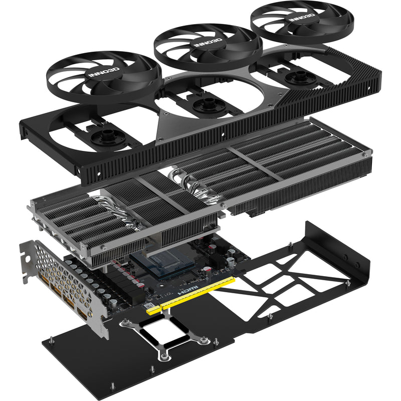 Load image into Gallery viewer, Inno3d geforce rtx 5080 x3 grafische kaart (dlss 4, 3x displayport, 1x hdmi 2.1)
