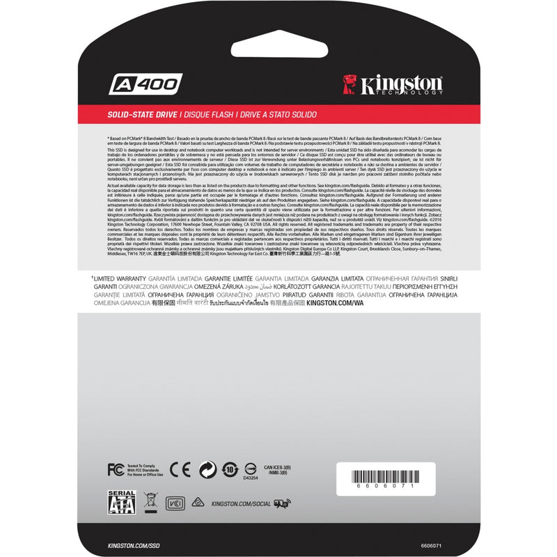 Load image into Gallery viewer, Kingston a400 480 gb ssd (sa400s37 480g, sata 600)
