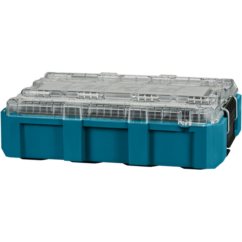 Load image into Gallery viewer, Makita maktrak organizer medium p-91045 gereedschapsbox (blauw zwart)
