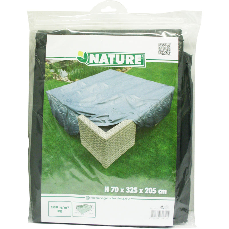 Load image into Gallery viewer, Nature tuinmeubelafdekhoes voor loungeset afdekking (grijs, 6031611)
