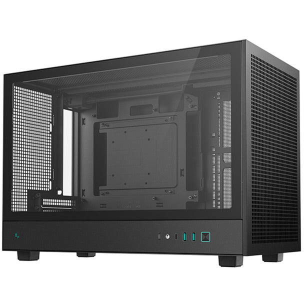 Load image into Gallery viewer, Deepcool ch260 mini tower behuizing (zwart | 2x usb-a | 1x usb-c | tempered glass)
