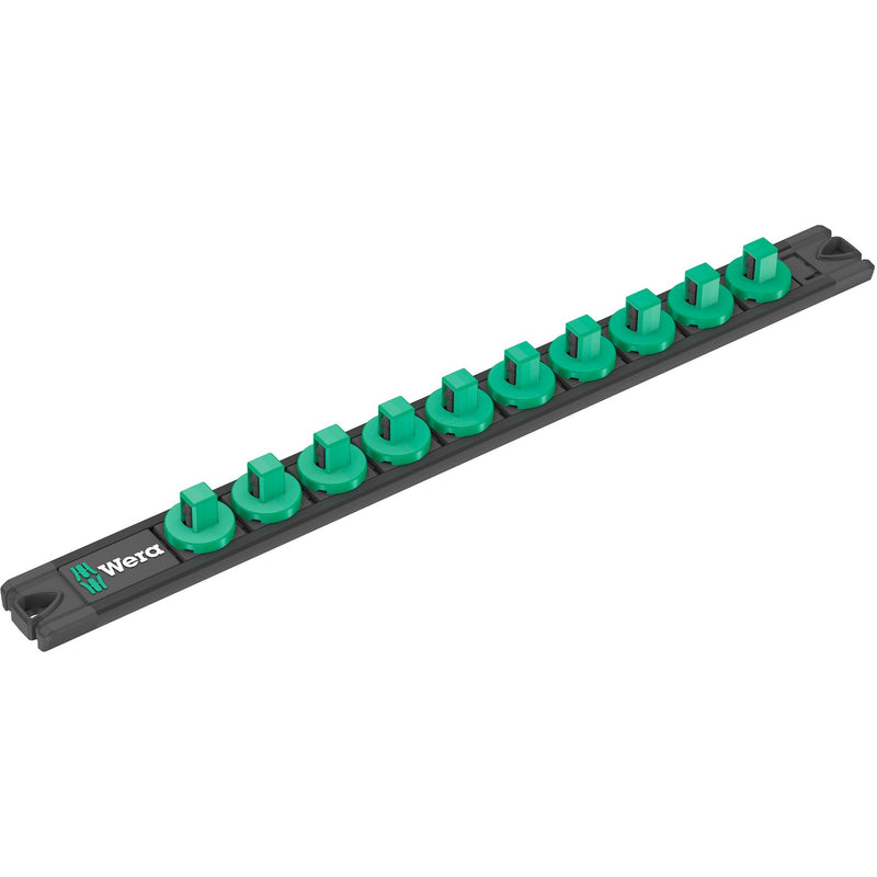 Load image into Gallery viewer, Wera 9608 dop-magneetstrip b impaktor imperial 1 dopsleutel (zwart groen, 9‑delig)
