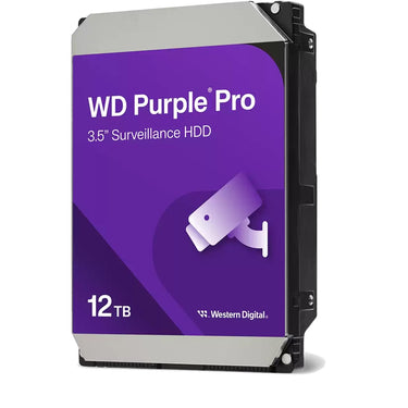 Wd purple pro 12 tb harde schijf (122purp, sata 600, af, 24 7)