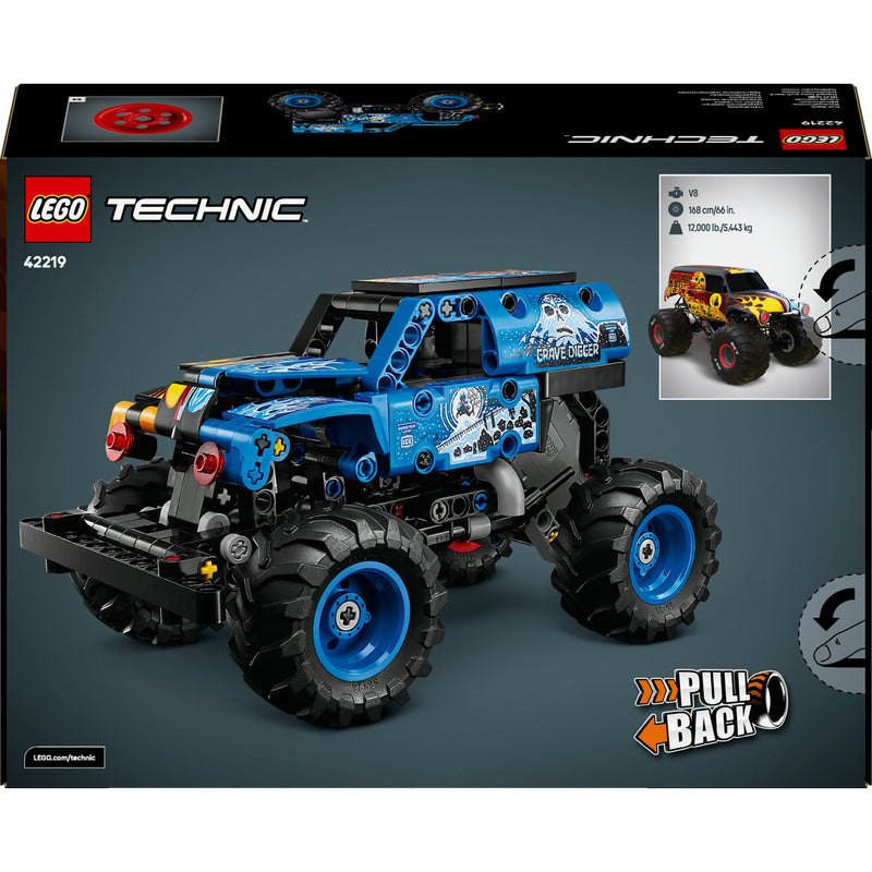 Load image into Gallery viewer, Lego technic 42219 monster jam grave digger vuur en ijs
