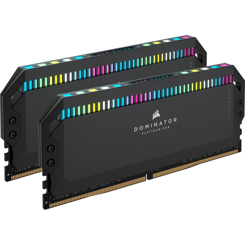 Load image into Gallery viewer, Corsair 64 gb ddr5-5200 kit werkgeheugen (zwart, cmt64gx5m2b5200c40, dominator platinum rgb)
