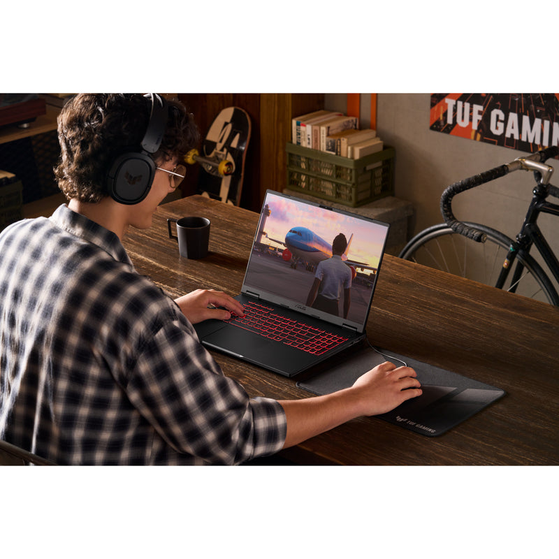 Afbeelding laden in galerijviewer, Asus tuf gaming a16 fa608um-rv231w 16 gaming laptop (zwart grijs | r7 260 | rtx 5060 | 16 gb | 512 gb ssd)
