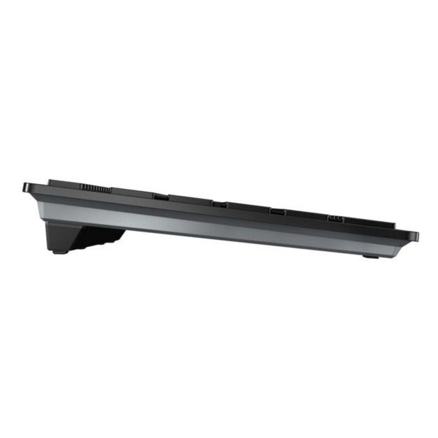 Load image into Gallery viewer, Cherry kw 9100 slim, toetsenbord (zwart zilver, eu lay-out (qwerty), scissor switches, abs, usb-c, 2.4 ghz, bluetooth)
