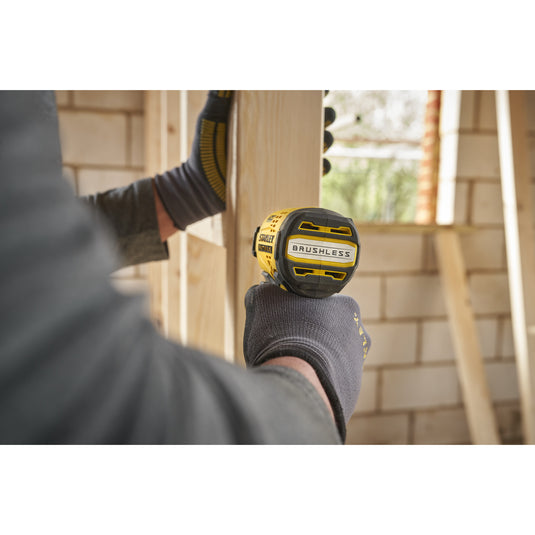 Stanley fatmax v20 18v slagschroevendraaier (zwart geel, accu en oplader inbegrepen, met koffer)