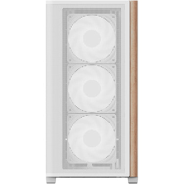 Aerocool b301a mini tower behuizing (wit | 1x usb-a | 1x usb-c | rgb)