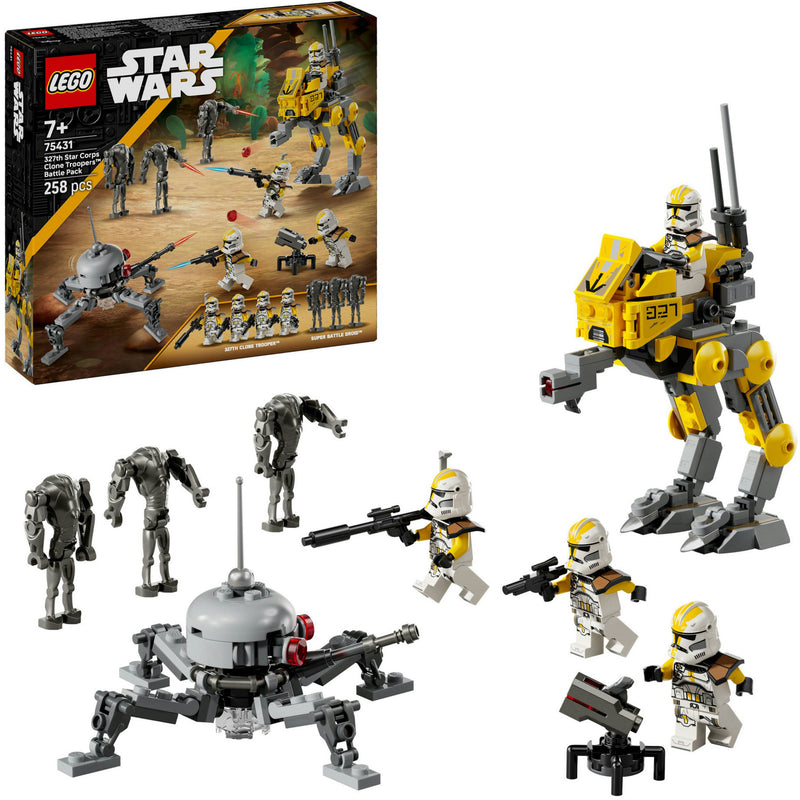 Load image into Gallery viewer, Lego star wars 327th star corps clone troopers battle pack bouwpakket voor kinderen - 75431
