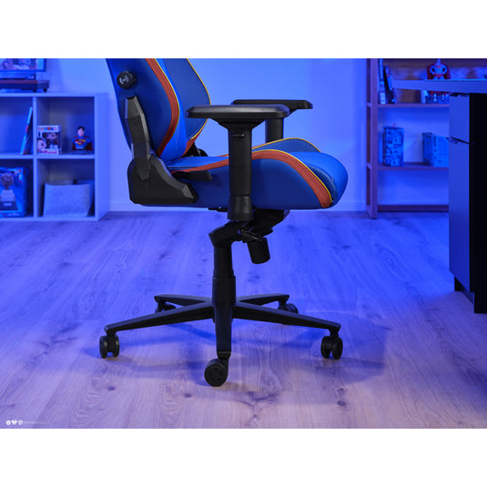 Trust gxt 721sm ruya pro premium comfortabele gamingstoel (blauw rood)