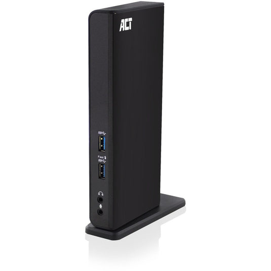 Act connectivity usb-c of usb-a dual monitor docking station (zwart)