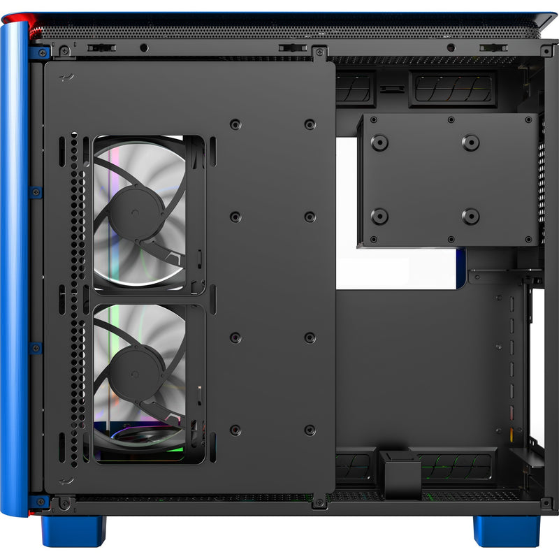 Load image into Gallery viewer, Montech king 95 pro midi tower behuizing (blauw | 2x usb-a | 1x usb-c | rgb | tempered glass)
