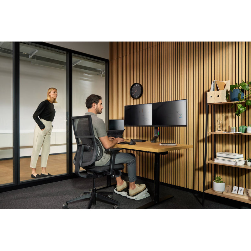 Load image into Gallery viewer, Kensington pro fit ergo kb675 eq tkl rechargeable keyboard (zwart, eu lay-out (qwerty), membraan, 80% (tkl), bluetooth, 2.4 ghz)
