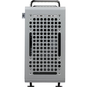Cooler master qube 540 moonstone midi tower behuizing (grijs | 2x usb-a | 1x usb-c | tempered glass)