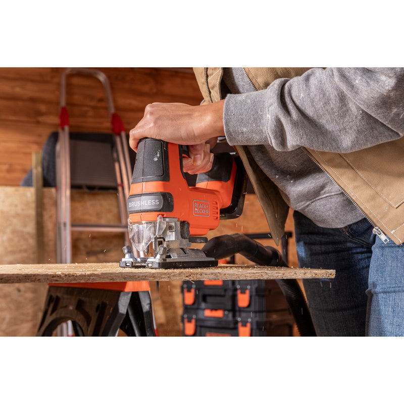 Load image into Gallery viewer, Black+decker blcjs78n-xj 18v decoupeerzaag (zwart oranje, accu en oplader niet inbegrepen)
