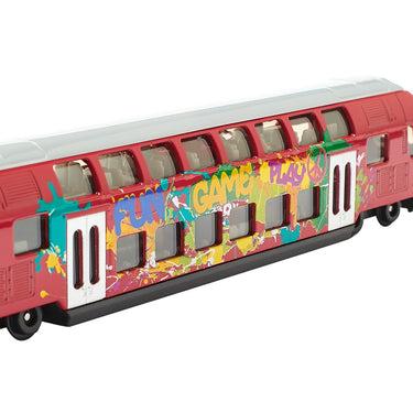 Siku super - dubbeldekker trein modelvoertuig (schaal 1:87)