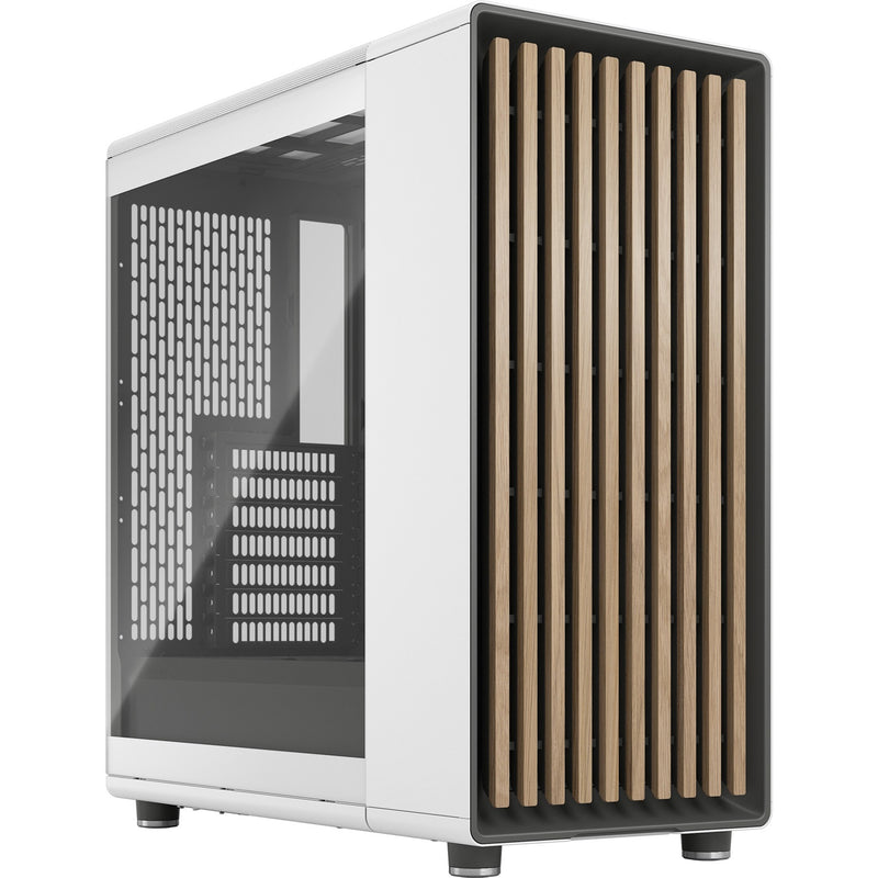 Load image into Gallery viewer, Fractal design north midi tower behuizing (wit houtkleur | 2x usb-a | 1x usb-c | tempered glass)
