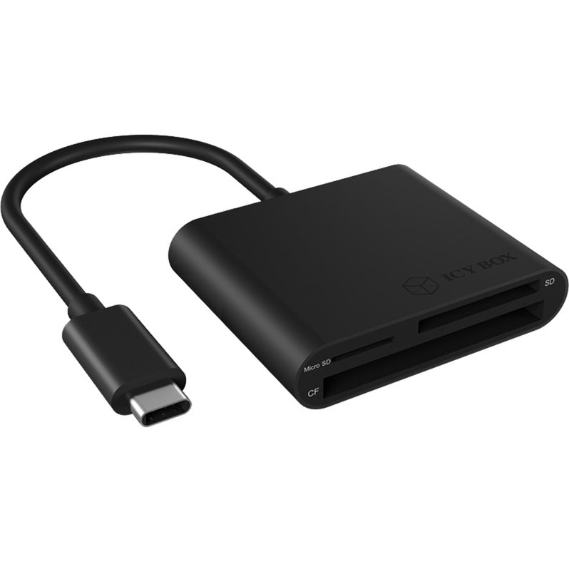Load image into Gallery viewer, Icy box ib-cr301-c3 kaartlezer (zwart, usb type-c)
