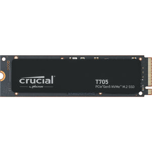 Crucial t705 1 tb ssd (zwart, pcie 5.0 x4, nvme 2.0, m.2 2280)