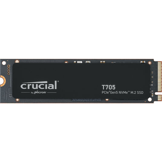Crucial t705 1 tb ssd (zwart, pcie 5.0 x4, nvme 2.0, m.2 2280)