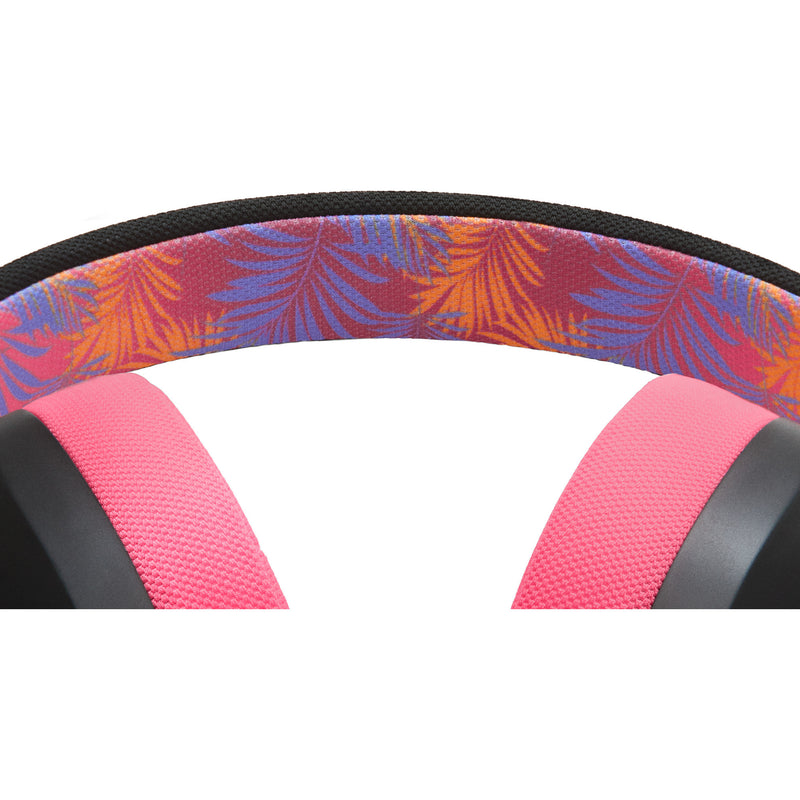 Load image into Gallery viewer, Powera lucidsound ls10 bedrade gamingheadset - middernachtelijke branding over-ear gaming headset (zwart roze, playstation 5, playstation 4, xbox series x|s, xbox one, pc, mobiel)
