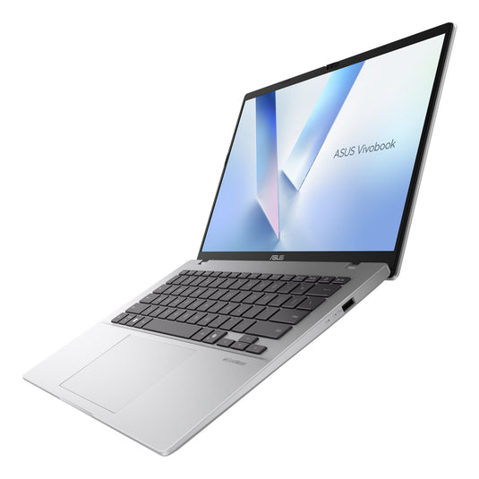 Asus vivobook 14 m1407ga-ly012w 14 copilot+ laptop (zilver | ryzen 7 445 | radeon 840m | 16 gb | 512 gd ssd)