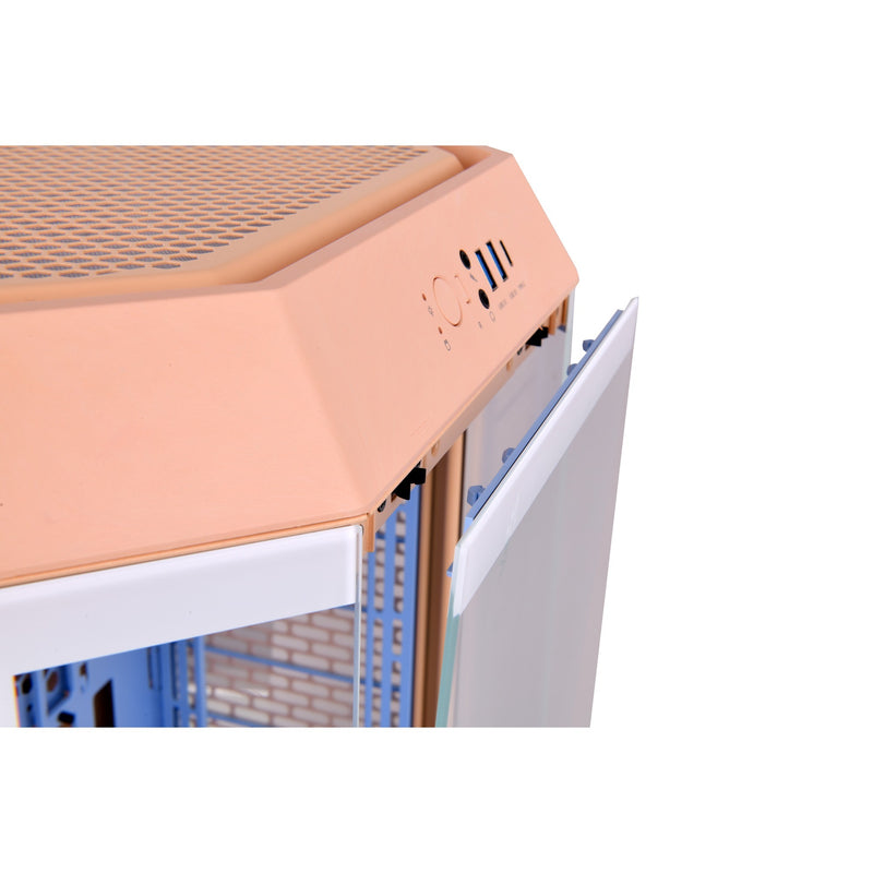Load image into Gallery viewer, Thermaltake the tower 300 - peach fuzz mini tower behuizing (perzik | 3x usb-a | tempered glass)
