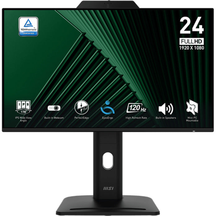 Load image into Gallery viewer, Msi pro mp242pmg 23.8 monitor (zwart, hdmi, displayport, vga, 2x usb-a, usb-b, 120 hz)
