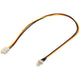Goobay 3-pin koeler (male) naar 3-pin koeler (female) verlengkabel (30 centimeter)
