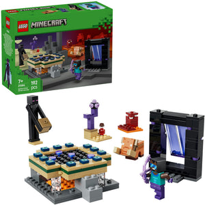 Lego minecraft - reis naar de nether en het end-portaal constructiespeelgoed (21584)