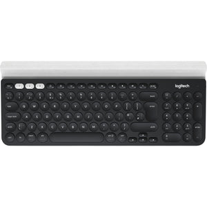 Logitech k780 multi device draadloos toetsenbord (eu lay-out (qwerty), bluetooth)