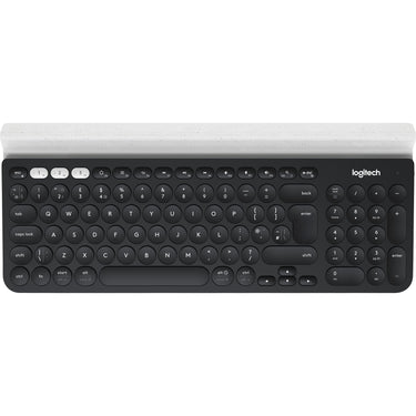 Logitech k780 multi device draadloos toetsenbord (eu lay-out (qwerty), bluetooth)