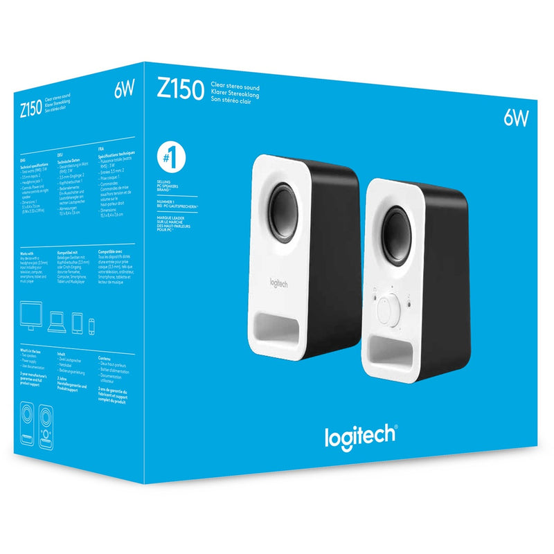 Load image into Gallery viewer, Logitech z150 multimedia speakers pc-luidspreker (wit)
