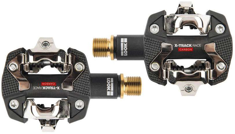 Load image into Gallery viewer, Look pedalen x-track race carbon ti zwart
