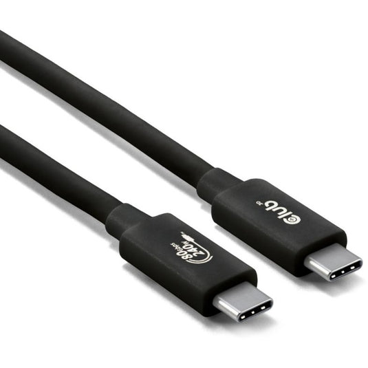 Club 3d usb-c 80gbps certified 240w 8k 240hz kabel (zwart, 1.2m)